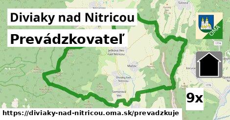 prevádzkovateľ v Diviaky nad Nitricou