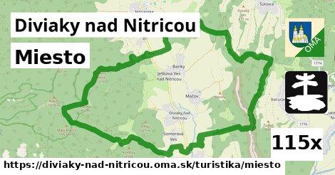 Miesto, Diviaky nad Nitricou