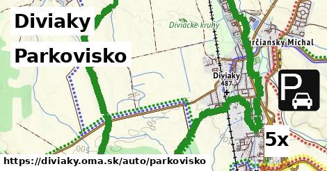 Parkovisko, Diviaky