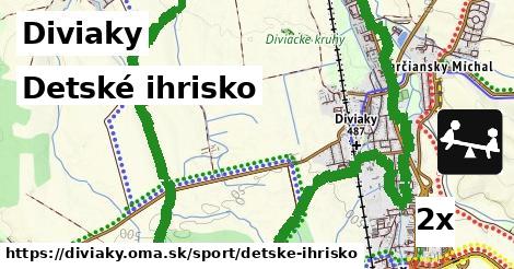 detské ihrisko v Diviaky