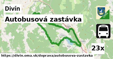 Autobusová zastávka, Divín