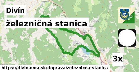 železničná stanica, Divín