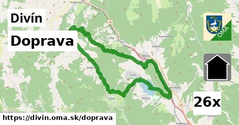 doprava v Divín