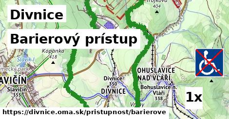 barierový prístup v Divnice