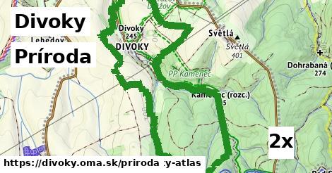 príroda v Divoky