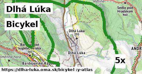 bicykel v Dlhá Lúka