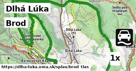 brod v Dlhá Lúka