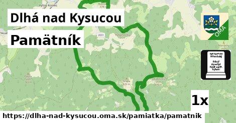 Pamätník, Dlhá nad Kysucou