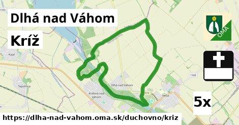 Kríž, Dlhá nad Váhom