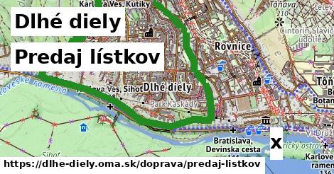 Predaj lístkov, Dlhé diely