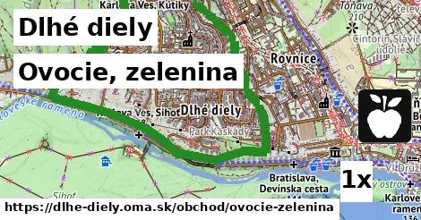 Ovocie, zelenina, Dlhé diely