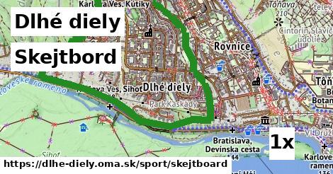 Skejtbord, Dlhé diely