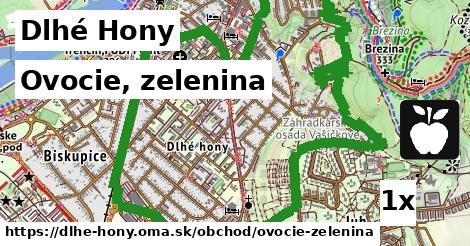 ovocie, zelenina v Dlhé Hony