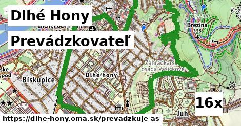 prevádzkovateľ v Dlhé Hony