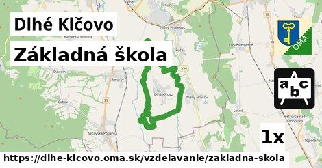 Základná škola, Dlhé Klčovo