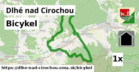 bicykel v Dlhé nad Cirochou