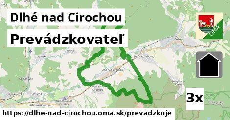 prevádzkovateľ v Dlhé nad Cirochou