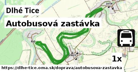 autobusová zastávka v Dlhé Tice