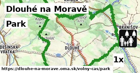 park v Dlouhé na Moravě