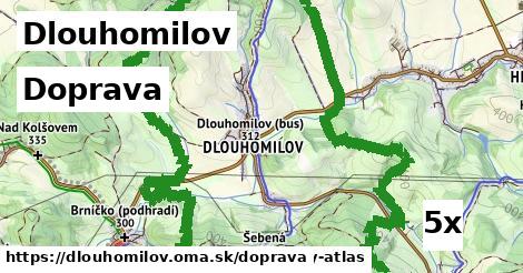 doprava v Dlouhomilov