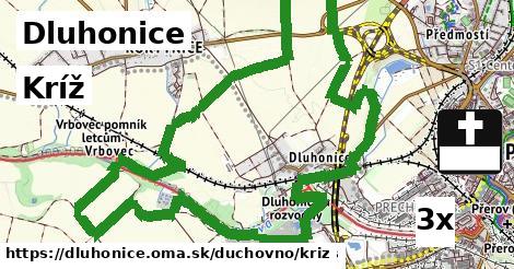 Kríž, Dluhonice