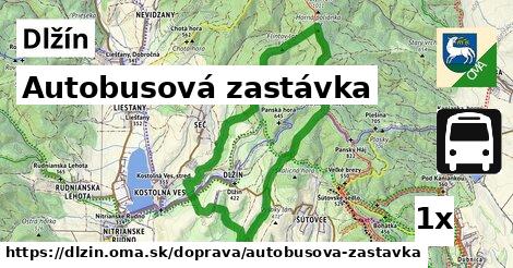 Autobusová zastávka, Dlžín