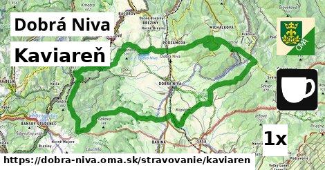 kaviareň v Dobrá Niva