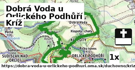 kríž v Dobrá Voda u Orlického Podhůří