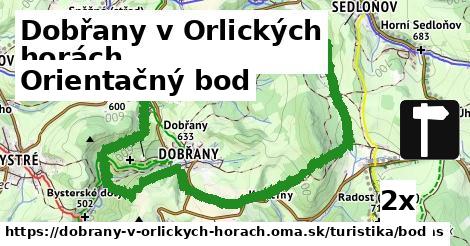 Orientačný bod, Dobřany v Orlických horách