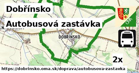 Autobusová zastávka, Dobřínsko