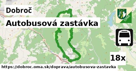 Autobusová zastávka, Dobroč