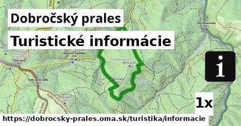 Turistické informácie, Dobročský prales