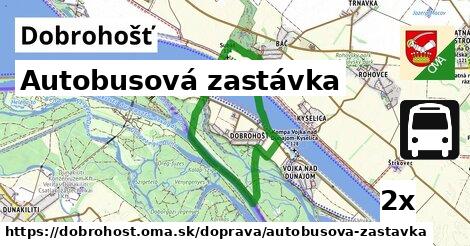 Autobusová zastávka, Dobrohošť