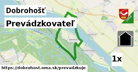 prevádzkovateľ v Dobrohošť