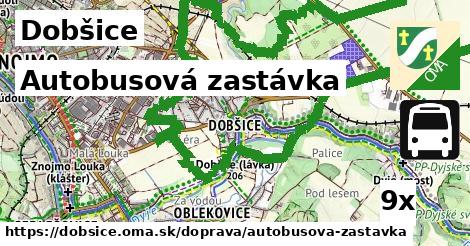 Autobusová zastávka, Dobšice