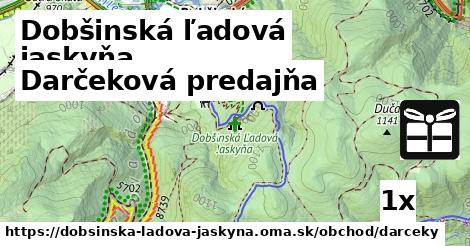 darčeková predajňa v Dobšinská ľadová jaskyňa