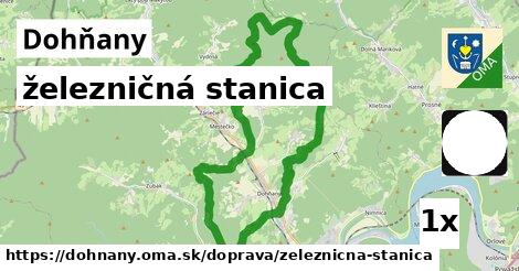 železničná stanica, Dohňany