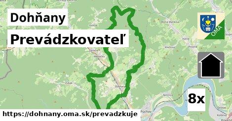 prevádzkovateľ v Dohňany