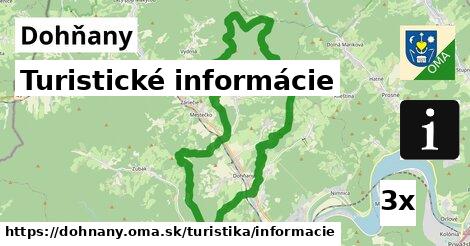 Turistické informácie, Dohňany