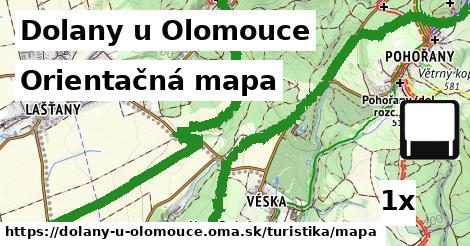 Orientačná mapa, Dolany u Olomouce