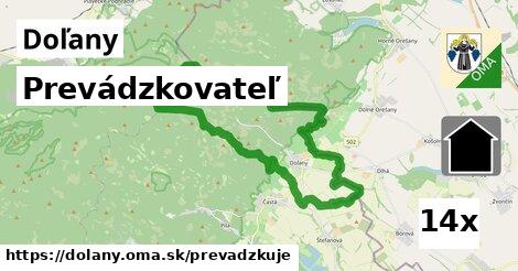 prevádzkovateľ v Doľany