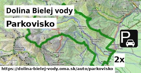 Parkovisko, Dolina Bielej vody