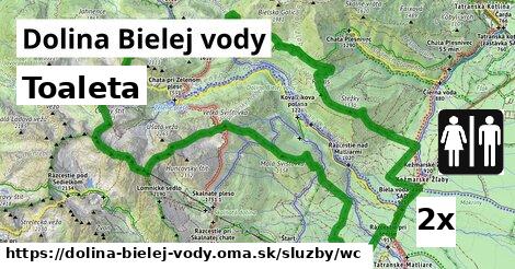 Toaleta, Dolina Bielej vody