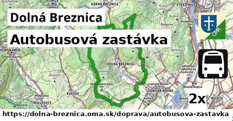 Autobusová zastávka, Dolná Breznica