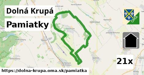 pamiatky v Dolná Krupá