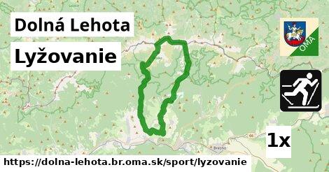 Lyžovanie, Dolná Lehota, okres Brezno