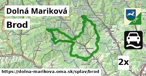 Brod, Dolná Mariková