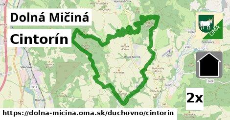 Cintorín, Dolná Mičiná