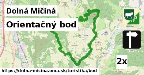 Orientačný bod, Dolná Mičiná