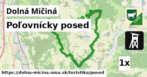 Poľovnícky posed, Dolná Mičiná